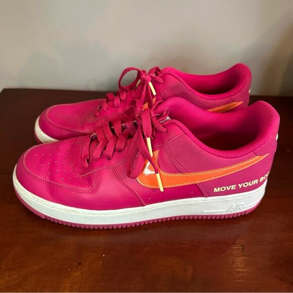 Nike Air Force 1 ‘07 LV8 Low World Tour DD9540-600 Show Sneaker mens Size 10 - Picture 9 of 13